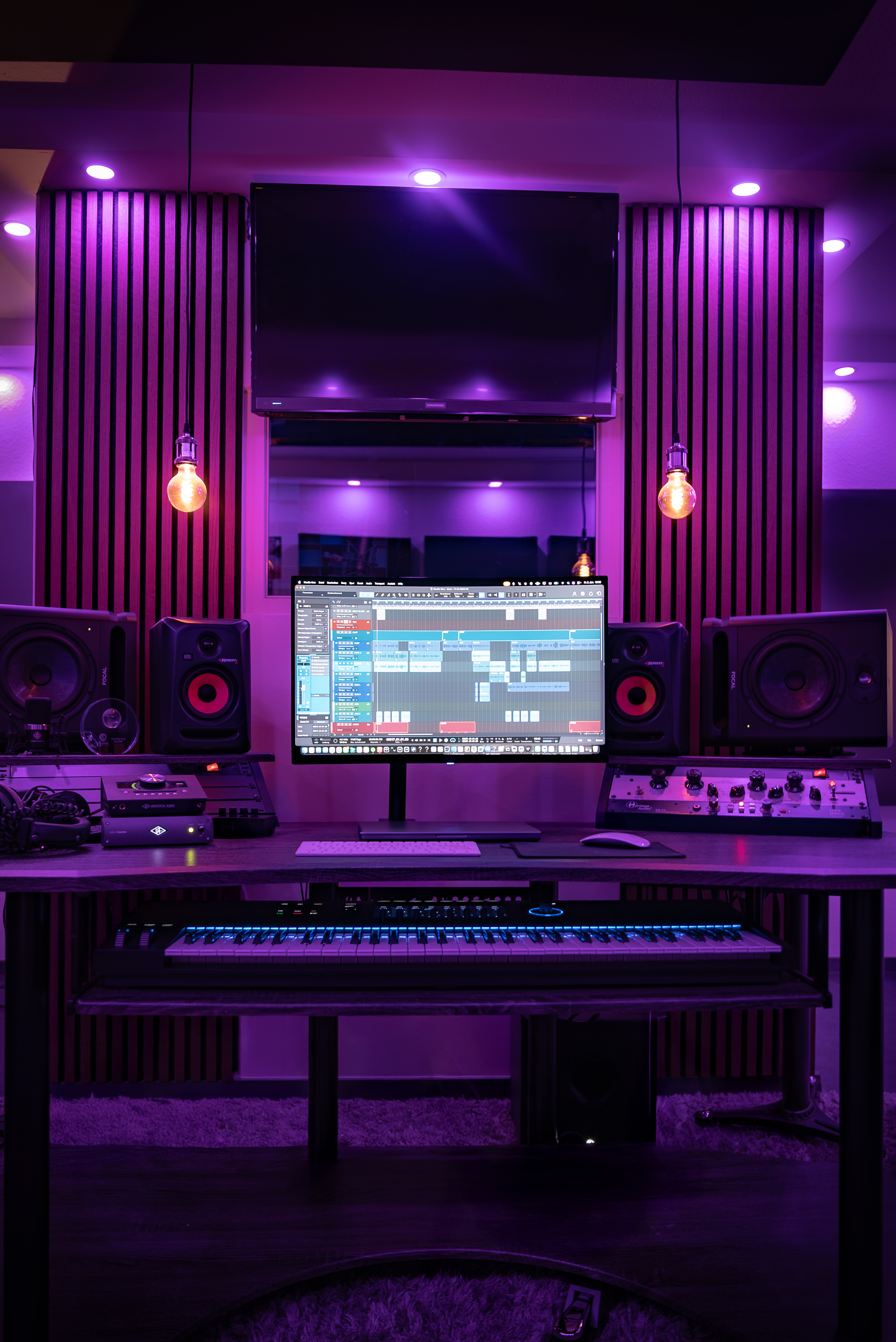 Hauptansicht des Tonstudios von Juice Production Studios in Hürth bei Köln